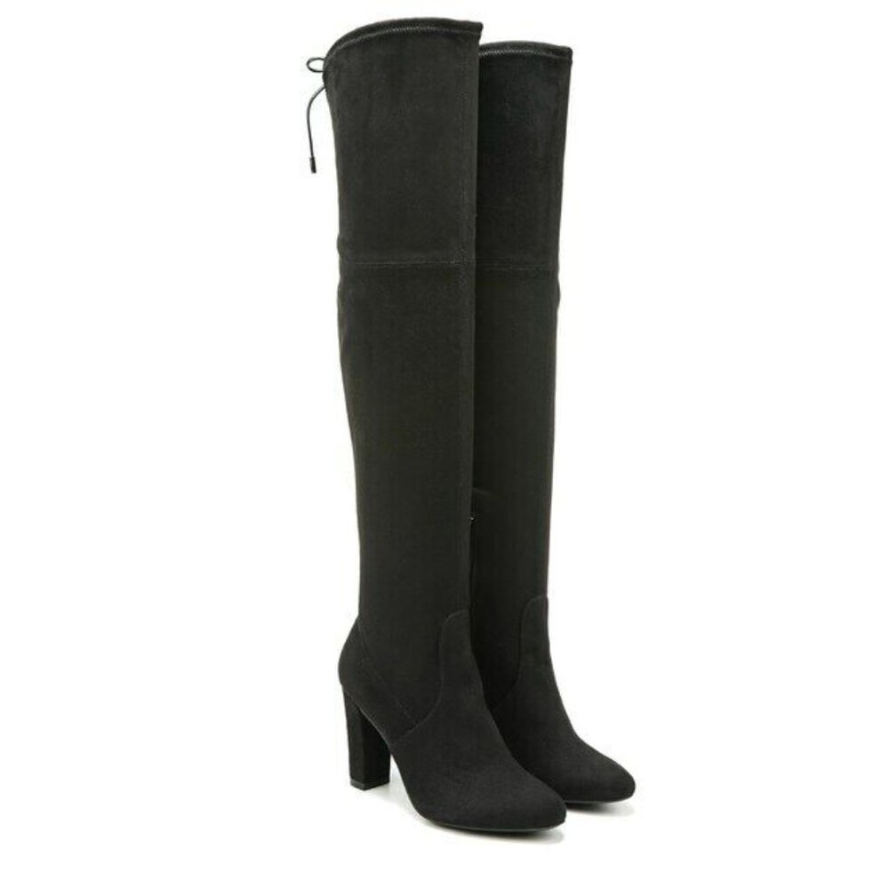 Fergalicious Gladice Black Over The Knee Boots